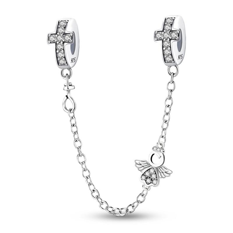 Copper Cross Angel Devil'S Eye Series Charms Beads Fit Diy Bracelet Bangle Making Gift Of High Quality Jewelry