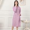 Unisex Cotton Bathrobe: Absorbent Towel Material for Home, Hotel, Spa & Sauna