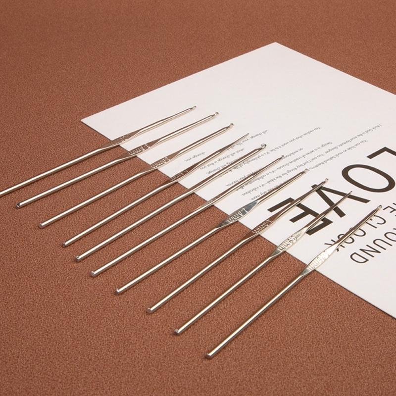 15/16 Pieces Ergonomic Crochet Hooks Set Long Crochet Needle for Beginner Hand Knitting DIY Sweater Scarf Lacework Craft