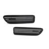2Pcs Seite Fender Vent Grill Anti-korrosion Perfekte Spiel ABS Seite Fender Luftstrom