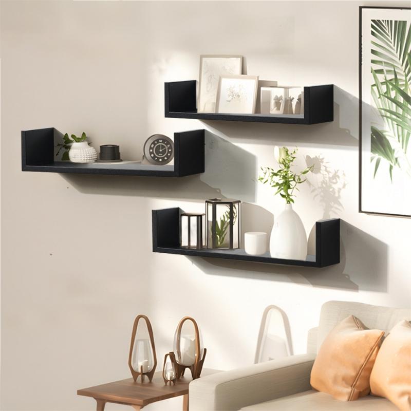 Pack of 3 Wooden Shelves Perfect as Unique Gift for Displaying Photos Plant and Books