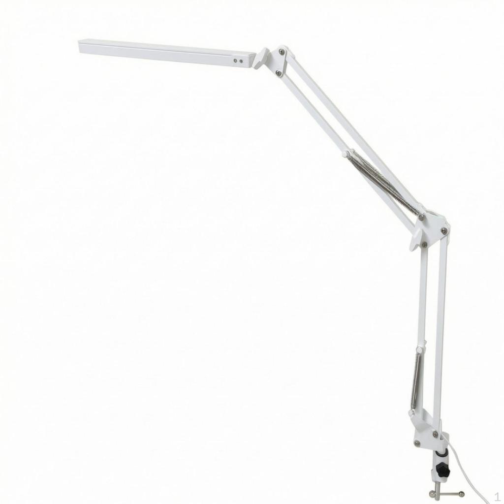 LED Desk Lamp with Clamp Adjustable SpaceSaving Reading Light for