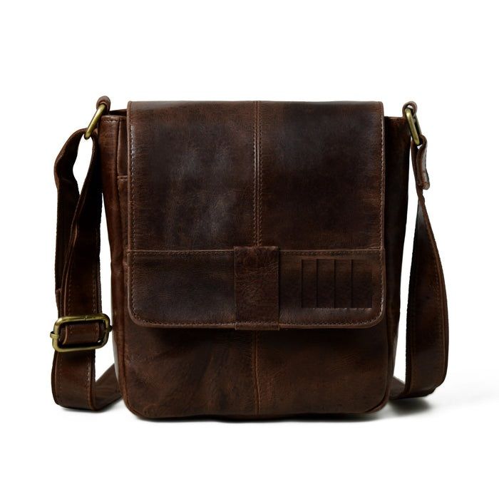 Brown Leather Crossbody Bag