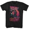 Back To The Future Movie Neon Sunset 80s Synthwave McFly DeLorean Men's T Shirt