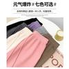 Gray fleece sweatpants autumn and winter pants women's thin high-waisted loose casual pants straight mopping women's wide-leg pants