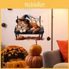 Halloween Witch Hat Cat Wall Sticker Pvc Decor For Living Room And Home Decor