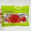 DUODUOYU 30PCS Mini Soft Fishing Lures 30mm/0.6g   Small T-tail Worm Lure Silicone Artificial Bait   Bass Pike Fishing Tackle