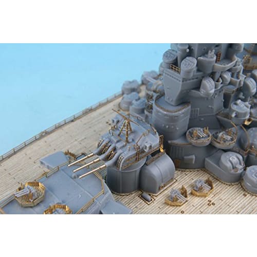 Pit Road 1/700 Scale Upgrade Parts for Ship Models - Japanese Navy Battleship Yamato Final Edition, Genuine Upgrade Parts Set, Plastic Model Parts GB7