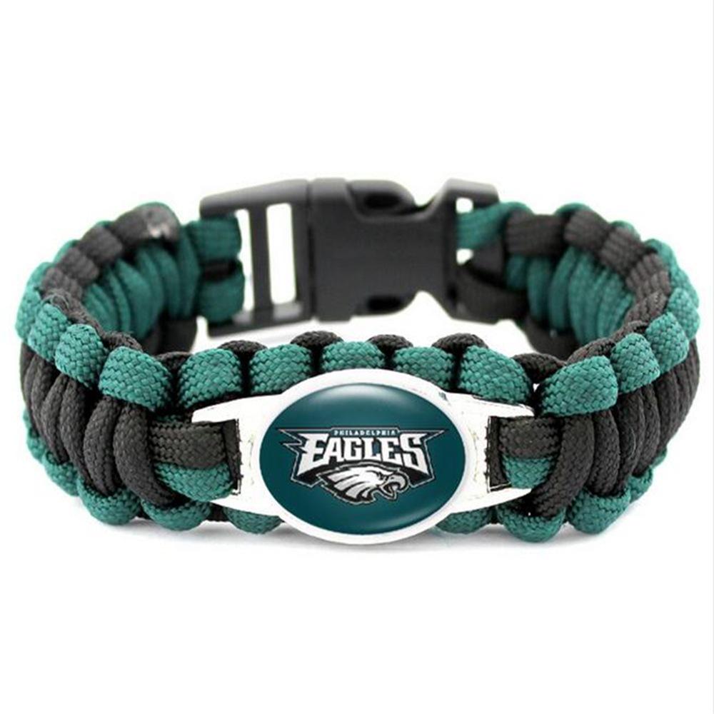 Handgeflochtenes NFL Paracord-Armband für Herren - 32 Teamoptionen für europäische & amerikanische Sportler