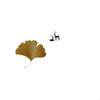 Elegant Ginkgo Leaves And Resin Wall Sculpture Artistic Abstract Decor for Living Room Office Hotel