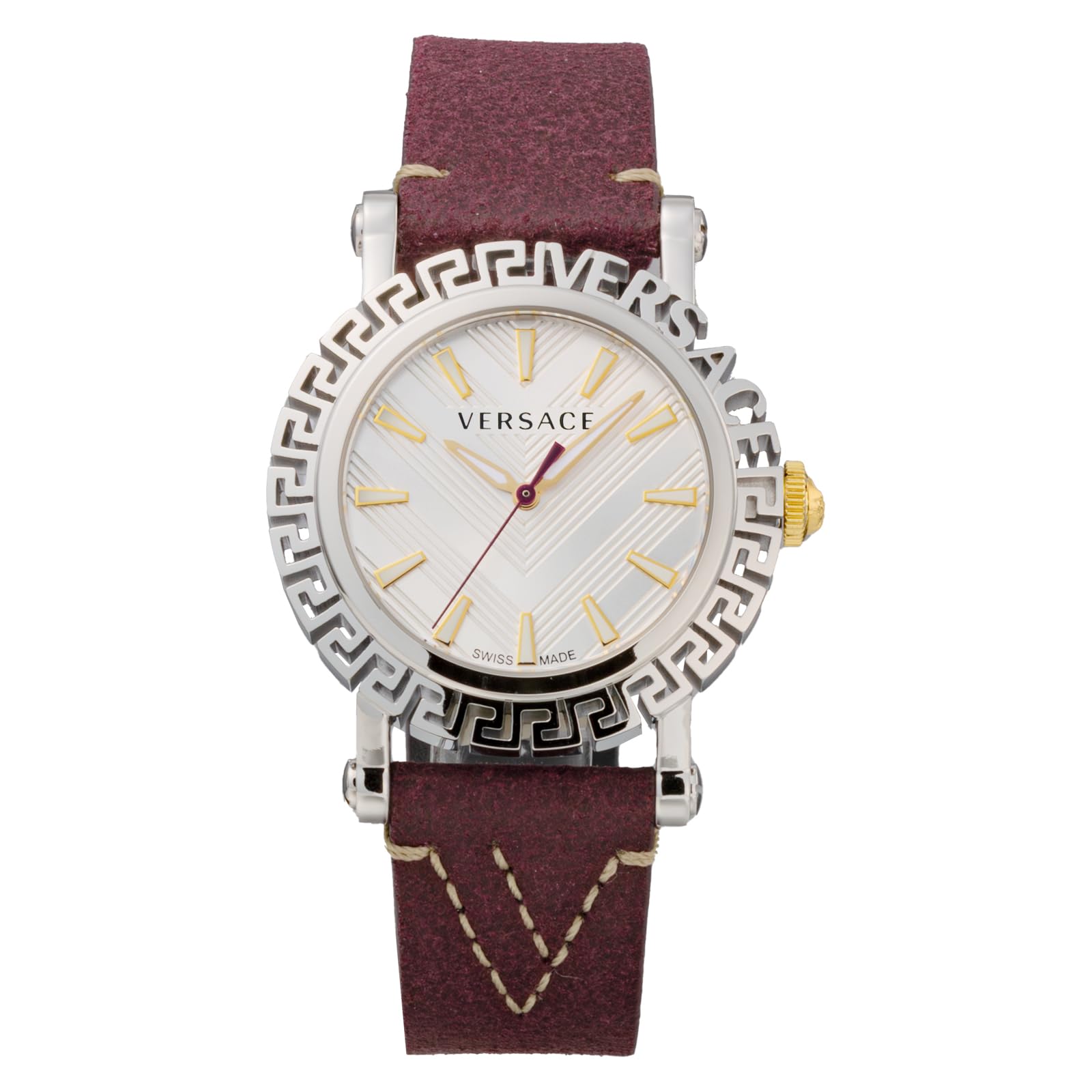 

Watch GRECA GLAM VE6D00123 Brown [Versace] Men s [Item] срібний