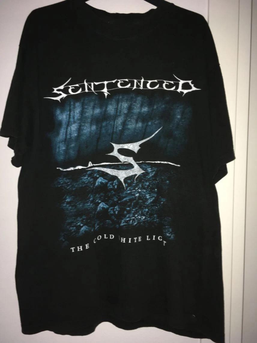 New Popular Sentenced Band Black T-Shirt Cotton Full Size NT72 S