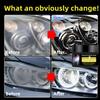 Car Headlight Repair Kit--Anti-Oxidation, Yellowing and Scratch Repair Crystal Clear Coating