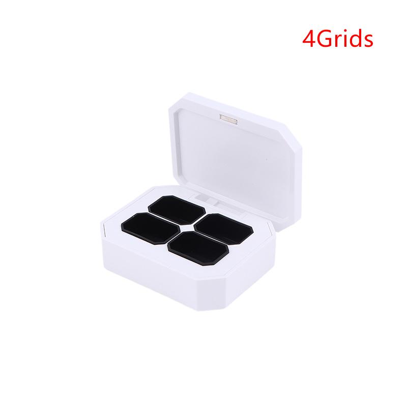 4/6/9/12Grids Square Nail Polish Palette Case Nail Art Painting Storage Box Empty Diy Nail Polish Glue Palette