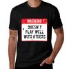 WARNING Doesnt Play Well with Others TShirt Sports Basic Short Sleeve TShirt