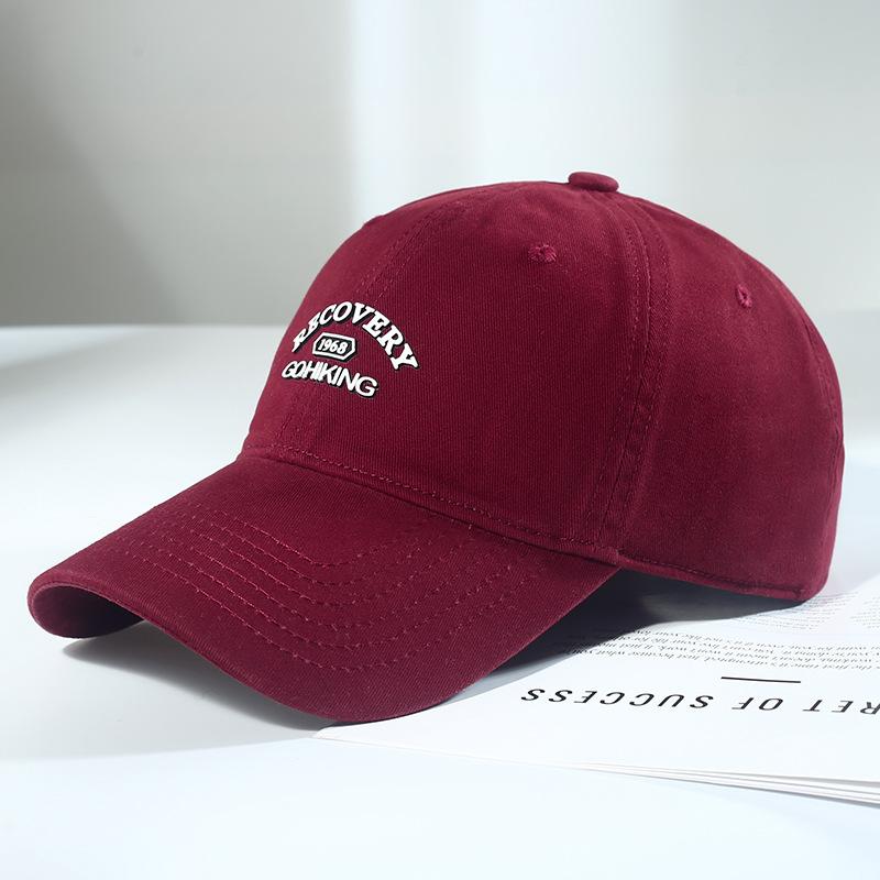 Fashion Hat Women's New Soft Top Baseball Cap Korean Version Trendy Versatile Sunscreen Alphabet Cap