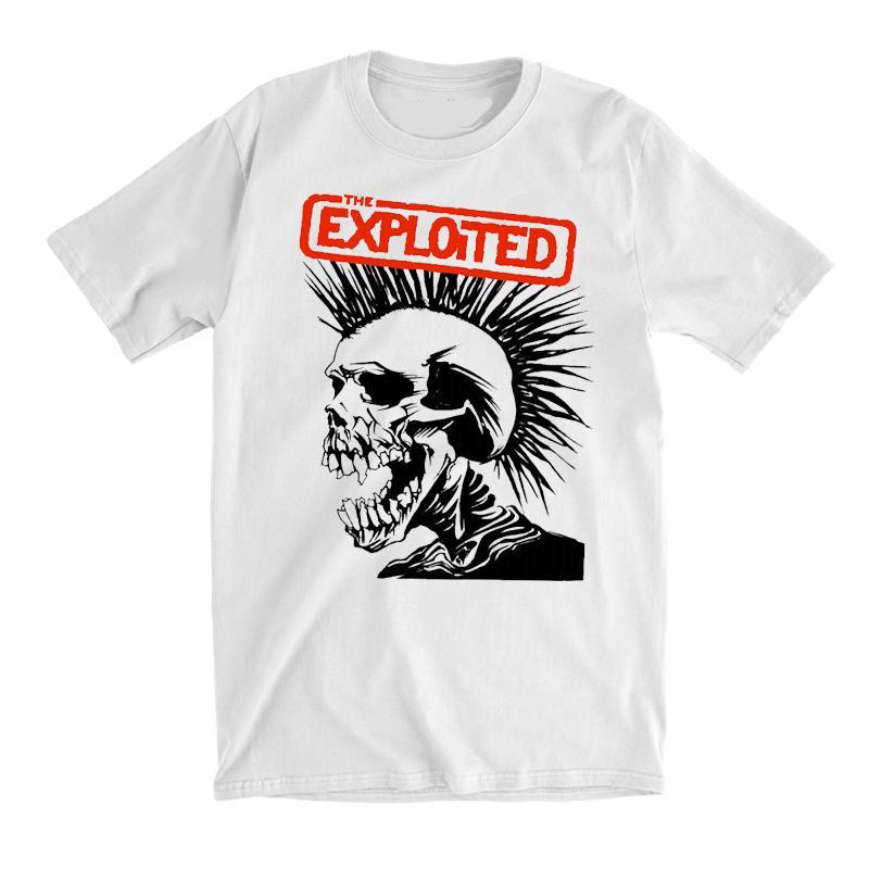 

In The s The Exploited Band Released Rock Collection Featuring Relaxed Oversized cotton summer S