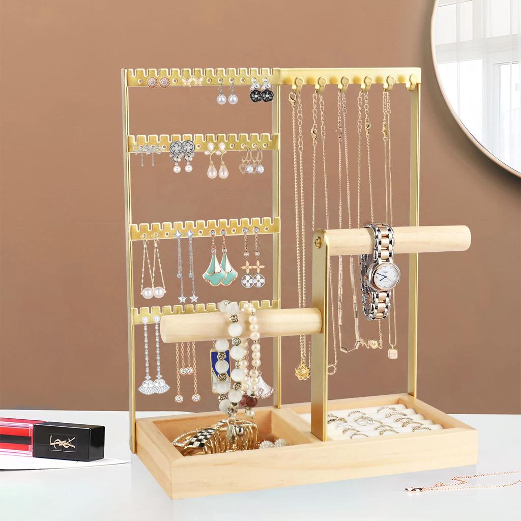 Andacar Earring Cute Accessory Necklace Accessory Accessory Earring Large Earring Jewelry Jewelry Earring Holder Stand, Case, Stand, Storage, Stand,