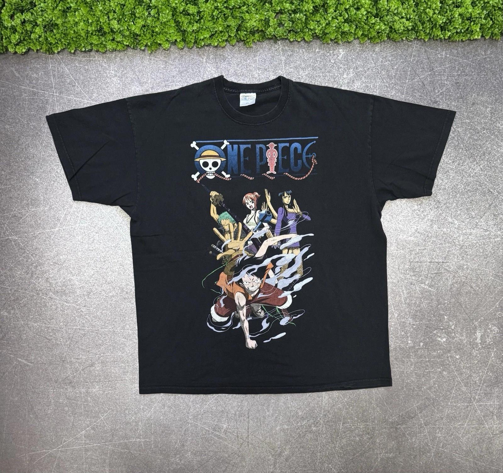Vintage 2000s One Piece T shirt Zoro Anime Movie Y2k Tee 2XL