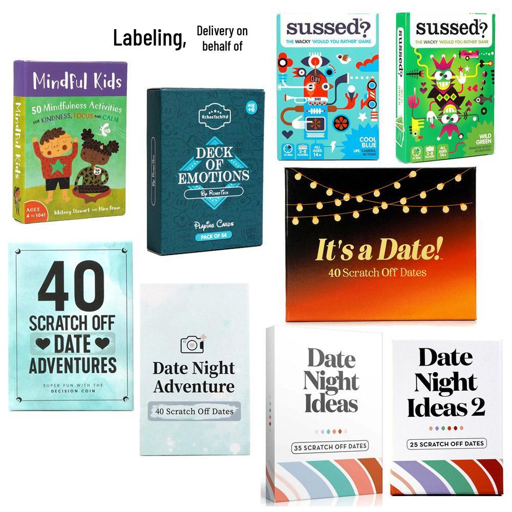 Adult Scratch-off Adventure Dating Card Game: 40 Interactive Board Game Cards for Couples Party