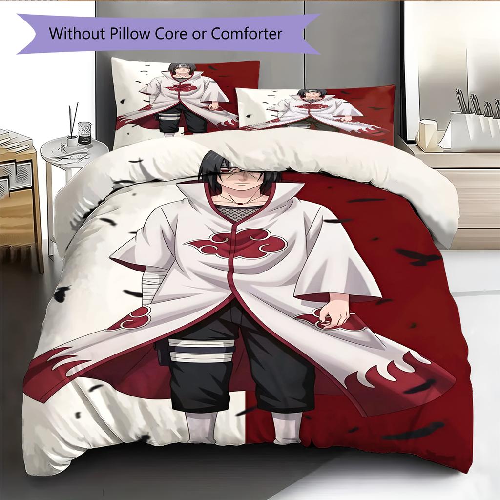 Cartoon Pattern Bedding Quilt Set Quilt Cover Pillowcase Home Decoration Birthday Gift (1 * Duvet Cover + 2 * Pillowcase, Without Core)