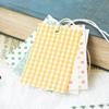 50pcs Kawaii Ins Memo Material Grid Texture Craft Paper DIY Junk Journal Scrapbook Background Paper Planner Aesthetic Supplies