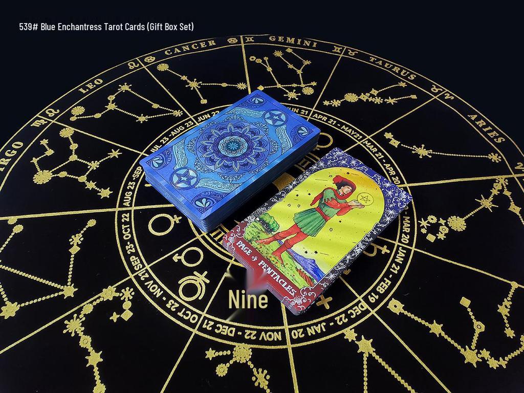 Classic Waite Waterproof Tarot Card Set with Tutorial - High-End Plastic Cards