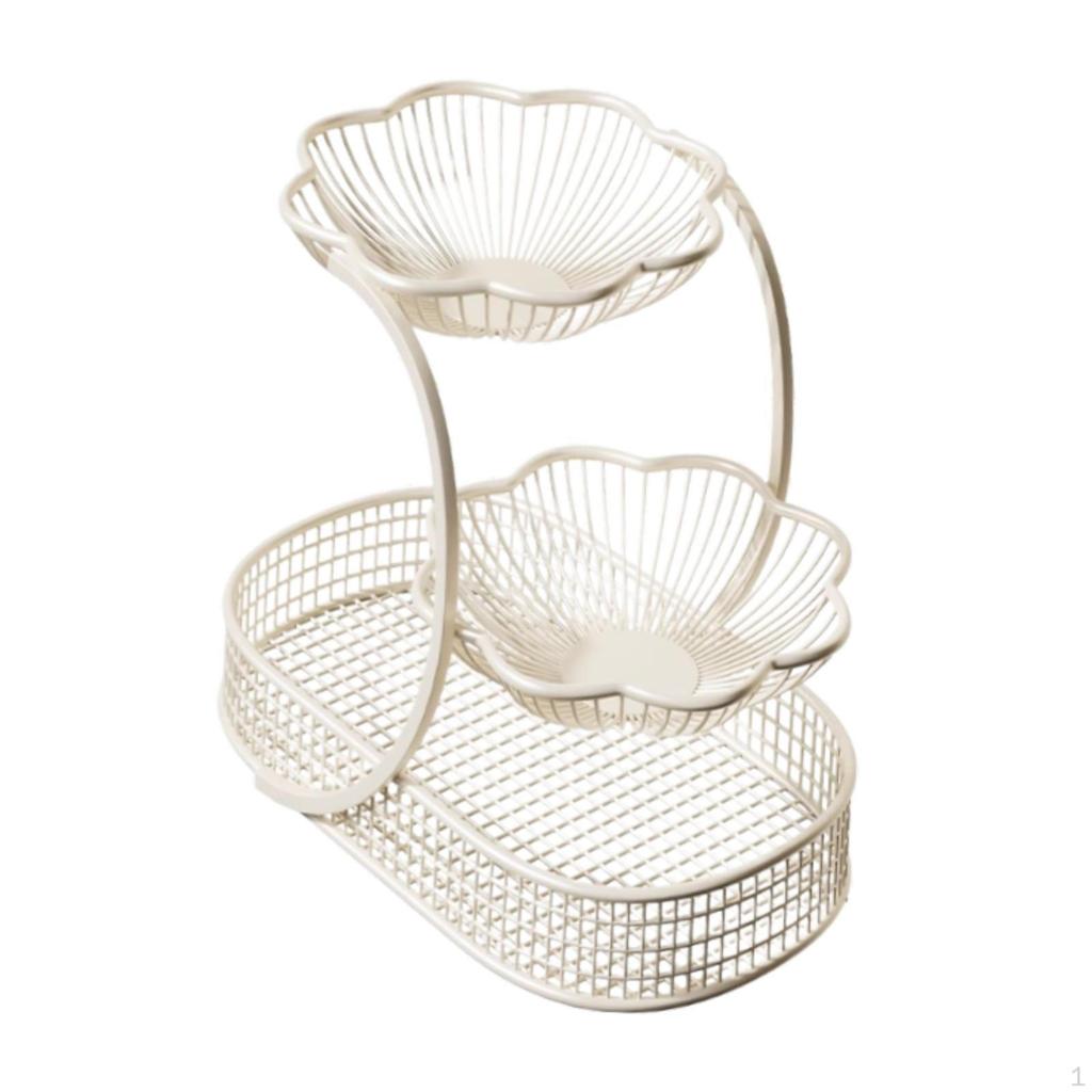 Metall-Obstkorb für Küchenarbeitsplatten, Obst und Gemüse, Ideal für Esstische