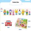 Pororo 10 Mini Figures Set Toy for Fingers WonderKid, X-mas Gift, Presnet for Child,children,