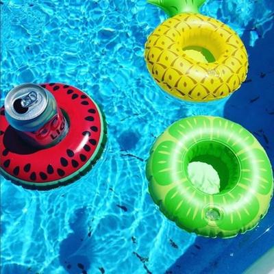1 Stück Schwimmspielzeug Partydekoration Schwimmtiere Getränkehalter Schwimmende Getränkehalter Aufblasbare Getränkehalter Aufblasbare Untersetzer Schwimmbecken Schwimmtiere