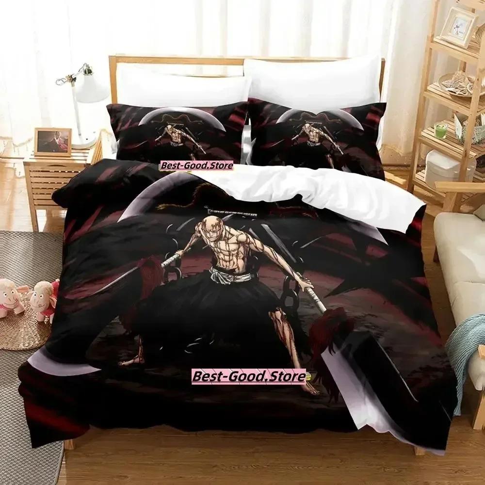 New Bleach Bedding Set Duvet Cover Sheet Printed Bed Set Pillowcase Bed Full Queen King Size Comforter Bedroom