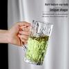 Hongzhu Heat-Resistant Glass Tea & Beer Mugs with Tree Grain Handle