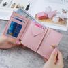 Korean-Style Vintage PU Leather Women's Short Wallet and Card Holder