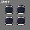 Doofoto 3D Car Reflective Sticker Tape Reflector Fender Warning Bumper Strip Door Handle Bowl Cover Car Exterior Accessories