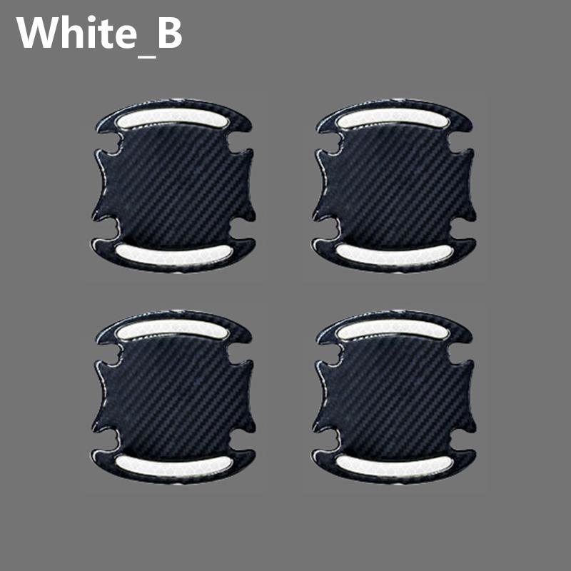 Doofoto 3D Car Reflective Sticker Tape Reflector Fender Warning Bumper Strip Door Handle Bowl Cover Car Exterior Accessories
