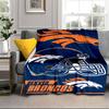 Coperta Portatile/Morbida Denver Broncos Coperta per Letto Adatta per Viaggi Campeggio Soggiorni Uffici Divani Regali per tifosi