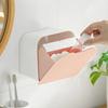 Punch-Free Bathroom Dustproof Sanitary Napkin Storage Boxes Wall-Mounted Cosmetics Shelf Home Plastic Sundries Organization Bins