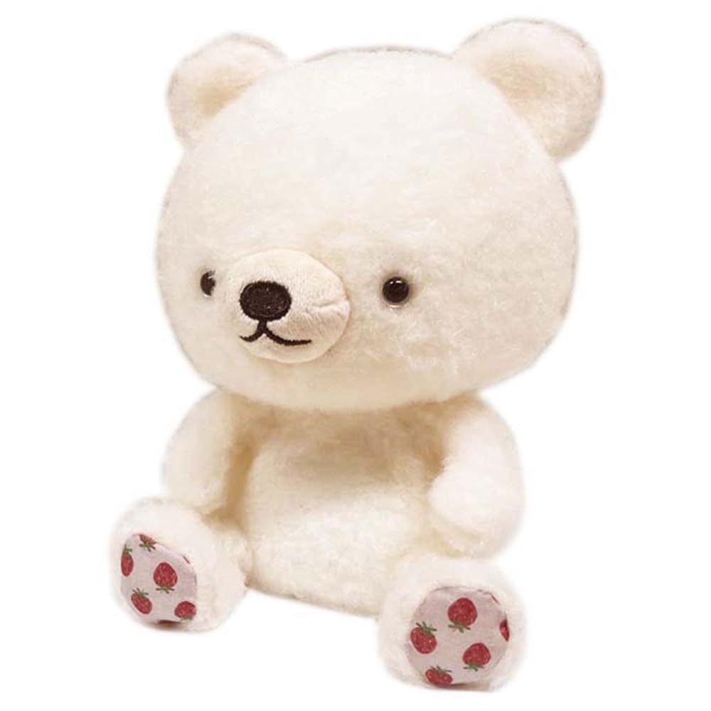 

Monseuil Plush Cat Strawberry White 10706