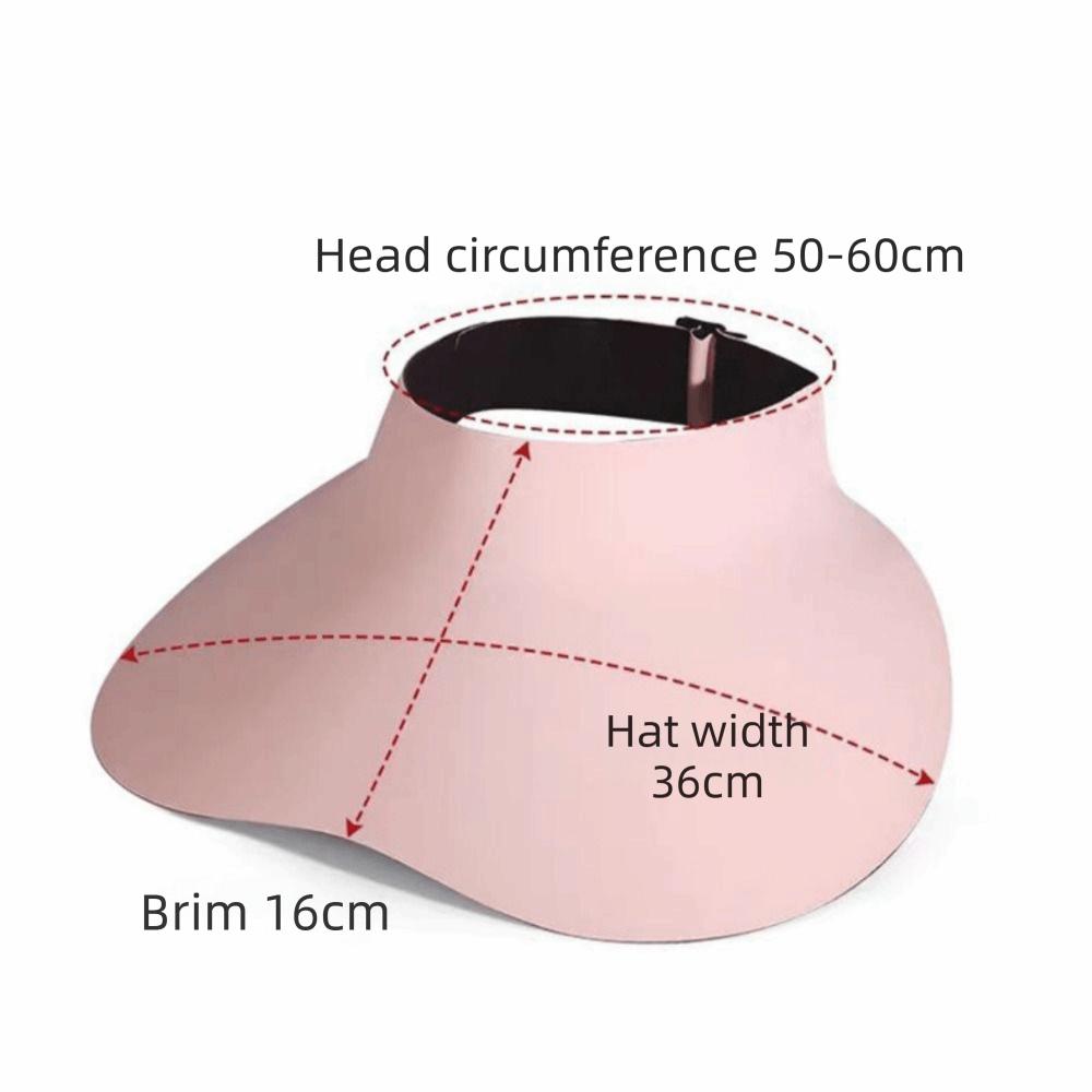 Widen Brim Visor Cap Sunshade Sun Cap High Quality Sun Top Hat Outdoor Sport