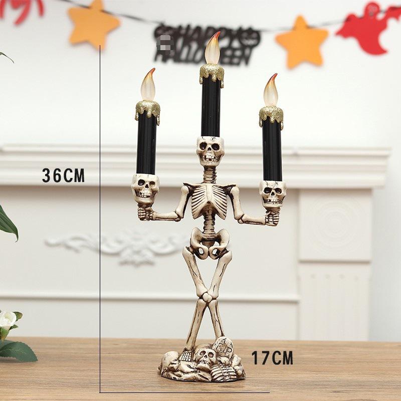Hot Selling Halloween Skeletons Ghost Party Candles Pumpkin Party Happy Halloween Party Home Decorations
