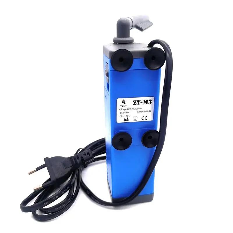Aquarium Fish Tank Built-in Filter Aeration Water Purifier Internal Submersible Pump Oxygenation Filter Pump For Fish 3W 220V