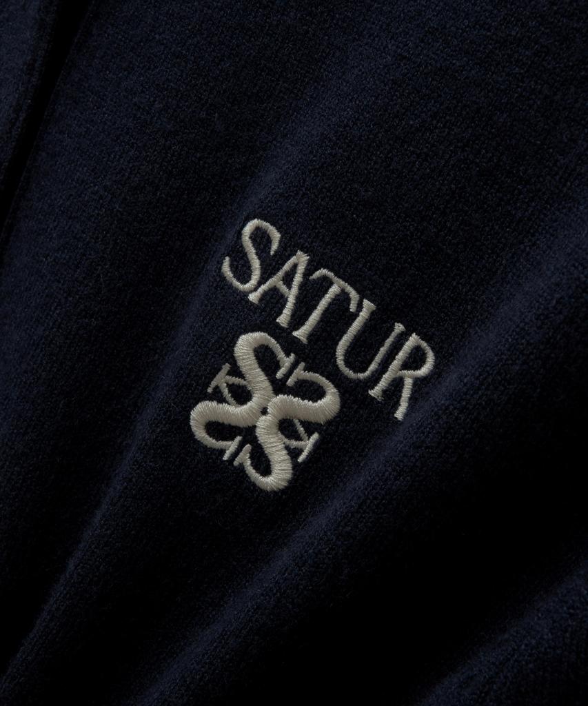 Seteo (W) Basic Polo Knit Navy