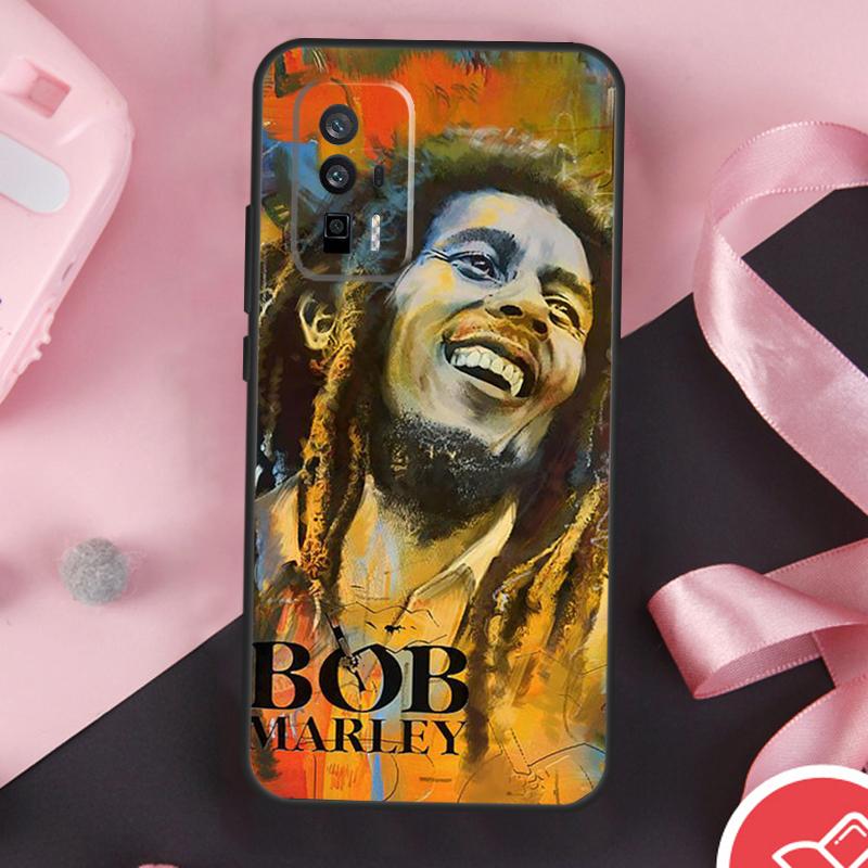Bob Marley Case For Xiaomi 14 Ultra Mi 15 Pro 13 11T 12T 13T 14T POCO X7 Pro X3 X5 X6 F5 F6 F7 Cover