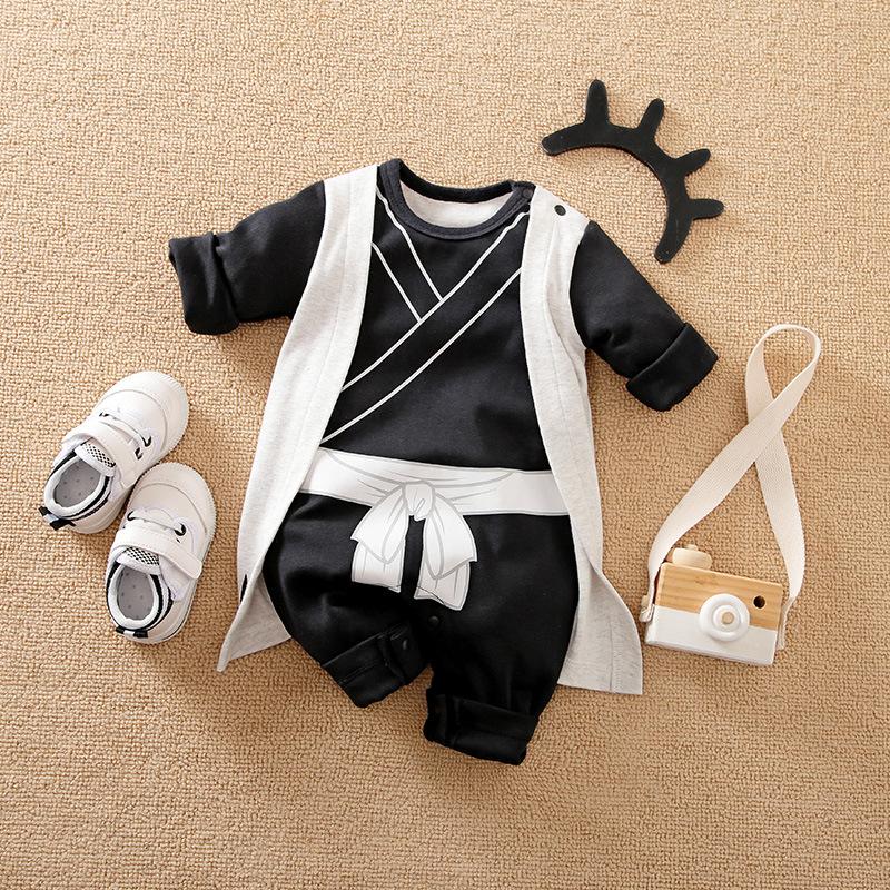 Costume de Cosplay Demon Slayer, vêtements pour bébés, barboteuse de dessin animé pour enfants, garçons et filles, tapis de noël d'halloween, vêtements de Cosplay pour nourrissons, combinaison pour bébé