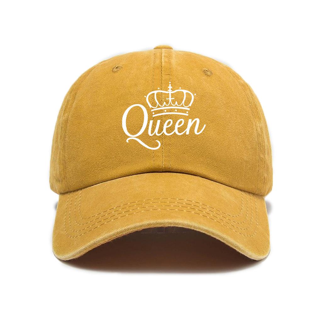 1pc Retro Washed Soft Top Baseball Caps,Unisex Outdoor Sunshade Hip-Hop Hat with Old Letter Printing,Fitted with Buckle Closure