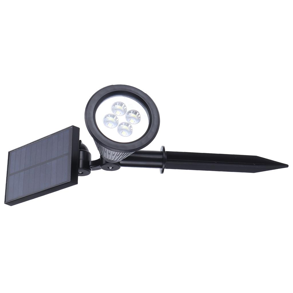LED Solar Lamp IP65 Waterproof Lawn Light Outdoor Garden Courtyard Landscape Decoration Black
