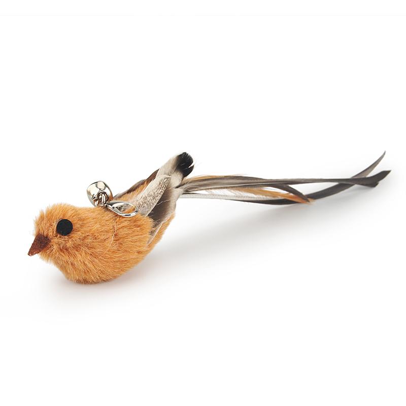 

Replacement Head for Funny Cat Stick Toy Bell Various Kinds Cats Rod Feather Birds Teaser Toy for Kitten Pet Supplies