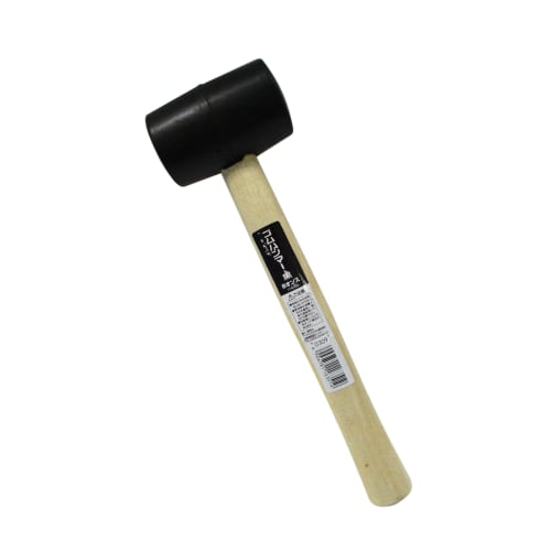 Arc Rubber Hammer, Black, 8 Oz (1/2 Lb), White