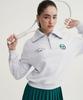 SERGIO TACCHINI W Preppy Half-Zip Sweatshirt