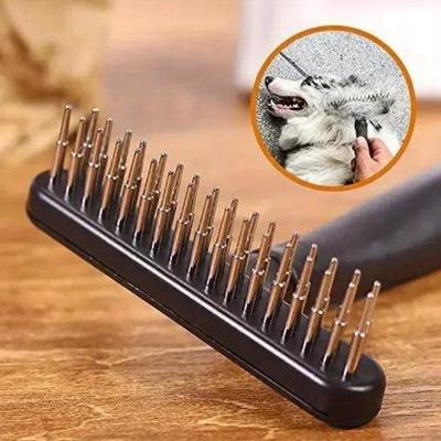 Dogs Cats Short Long Hair Pet Brushes Shedding with Double Row PinsDog Rake Deshedding Dematting Brush Comb Undercoat Rake